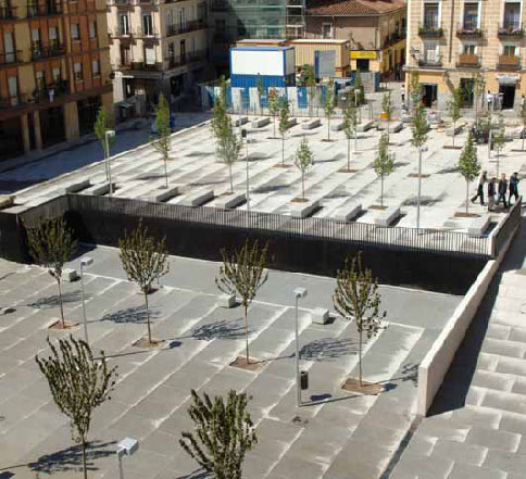 remodelación de la plaza de Cabestreros en 2005 (mas o menos)